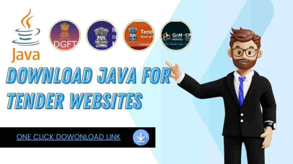 how to download java for tender website