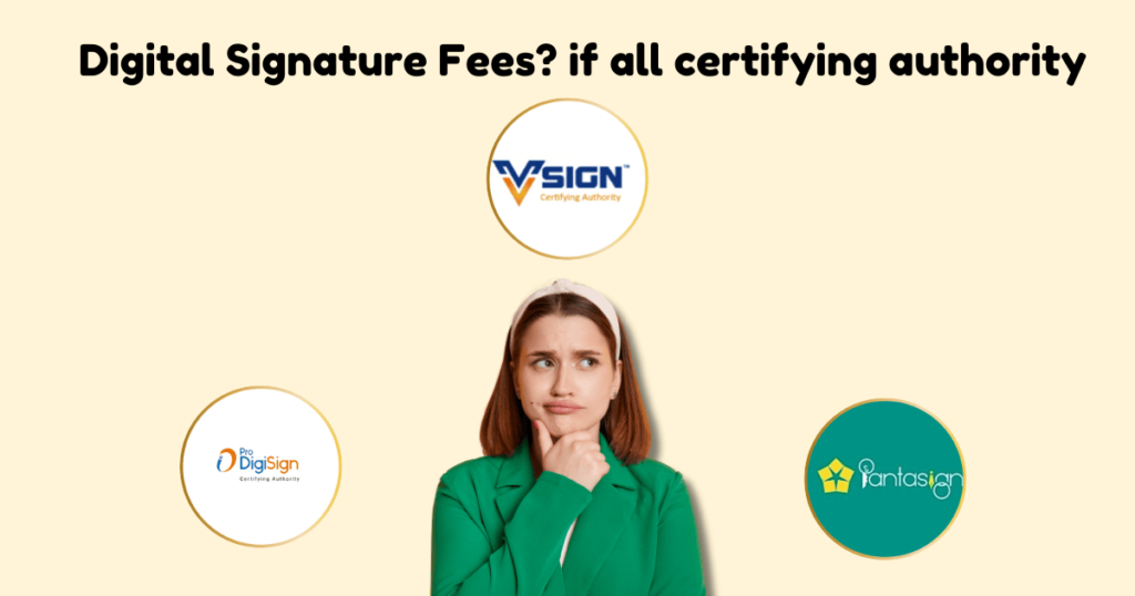 Digital Signature Fees| Digital Signature Certificate Cost