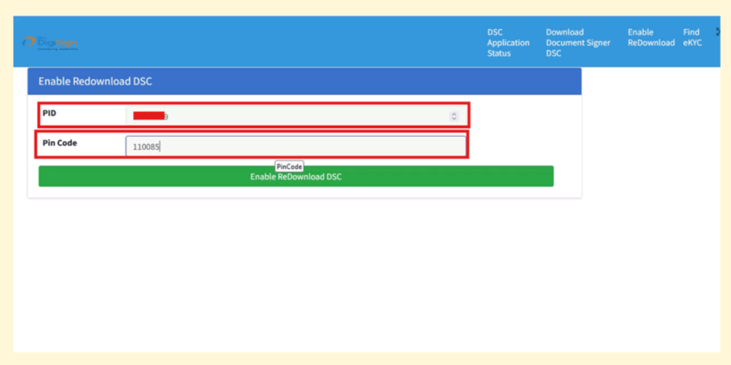 How to Re Download DSC of ProDigiSign