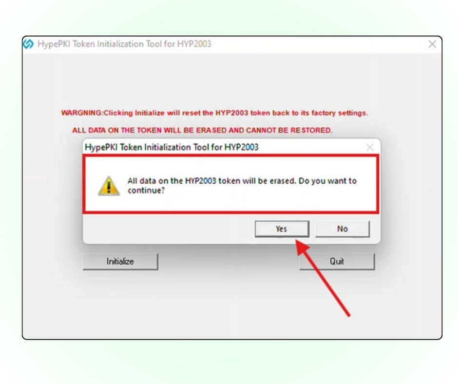 how to unlock hyp2003 token