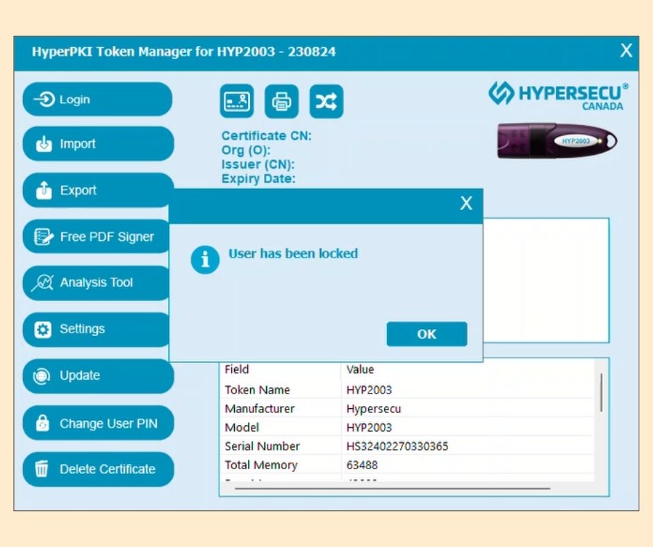 how to unlock epass token
