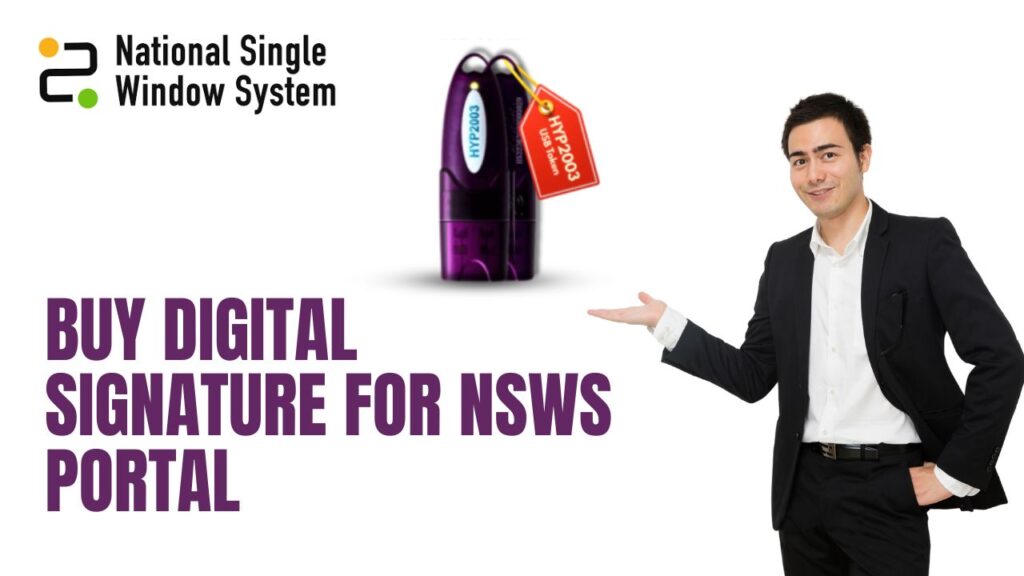 Buy Digital Signature for NSWS Portal