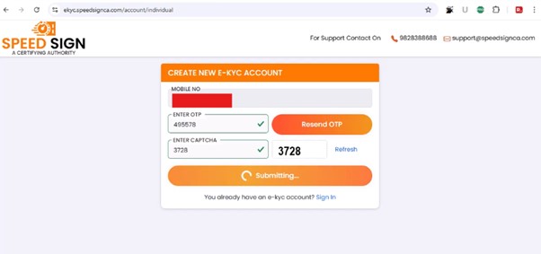 How to Apply for an Aadhaar Based DSC in SpeedSign CA