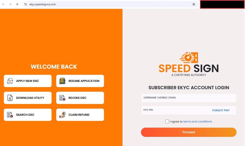 How to do eSign Verification in SpeedSign CA, and Payment of DSC at SpeedSign Certifying Authority