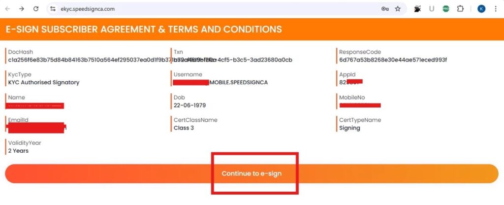 How to do eSign Verification in SpeedSign CA, and Payment of DSC at SpeedSign Certifying Authority