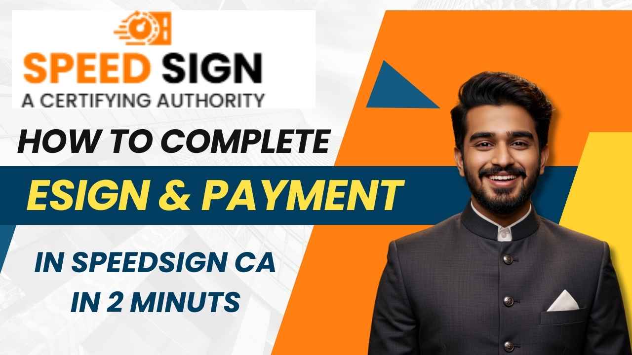 How to Do eSign and Payment for DSC in SpeedSign