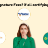 Digital Signature Certificate Cost in India