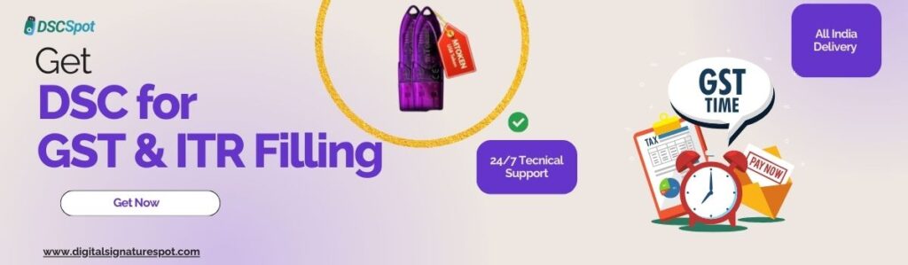 DSC Setting for GST Portal