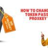 How to change usb token password Proxkey token