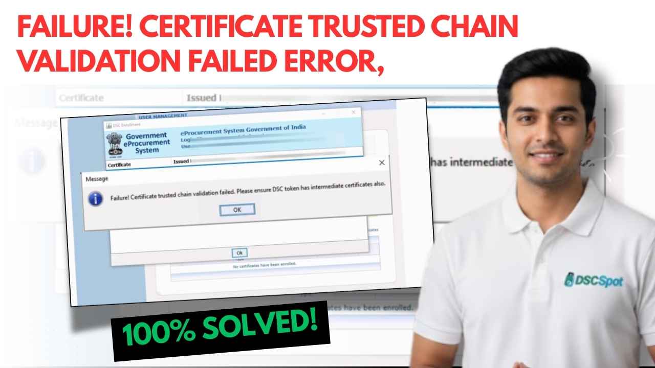 online dsc registration