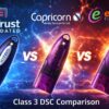 Capricorn vs eMudhra vs XtraTrust Class 3 DSC