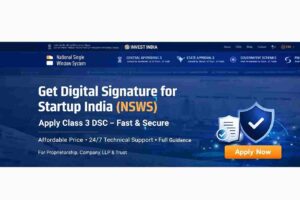 Get Digital Signature Certificate for Startup India