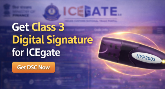 Get ICEGATE Class 3 DSC