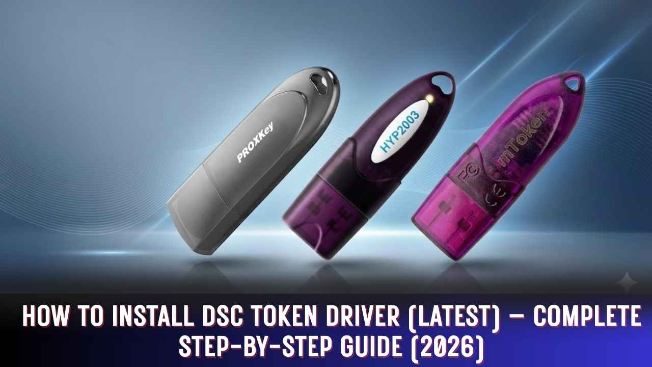 How to Install DSC Token Driver (Latest) – Complete Step-by-Step Guide (2026)