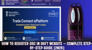 How to Register DSC in DGFT Website