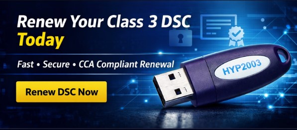 How To Renew Class 3 DSC