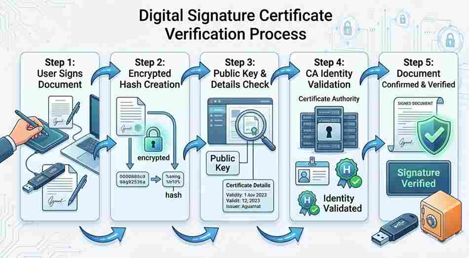 digital signature certificate verification process