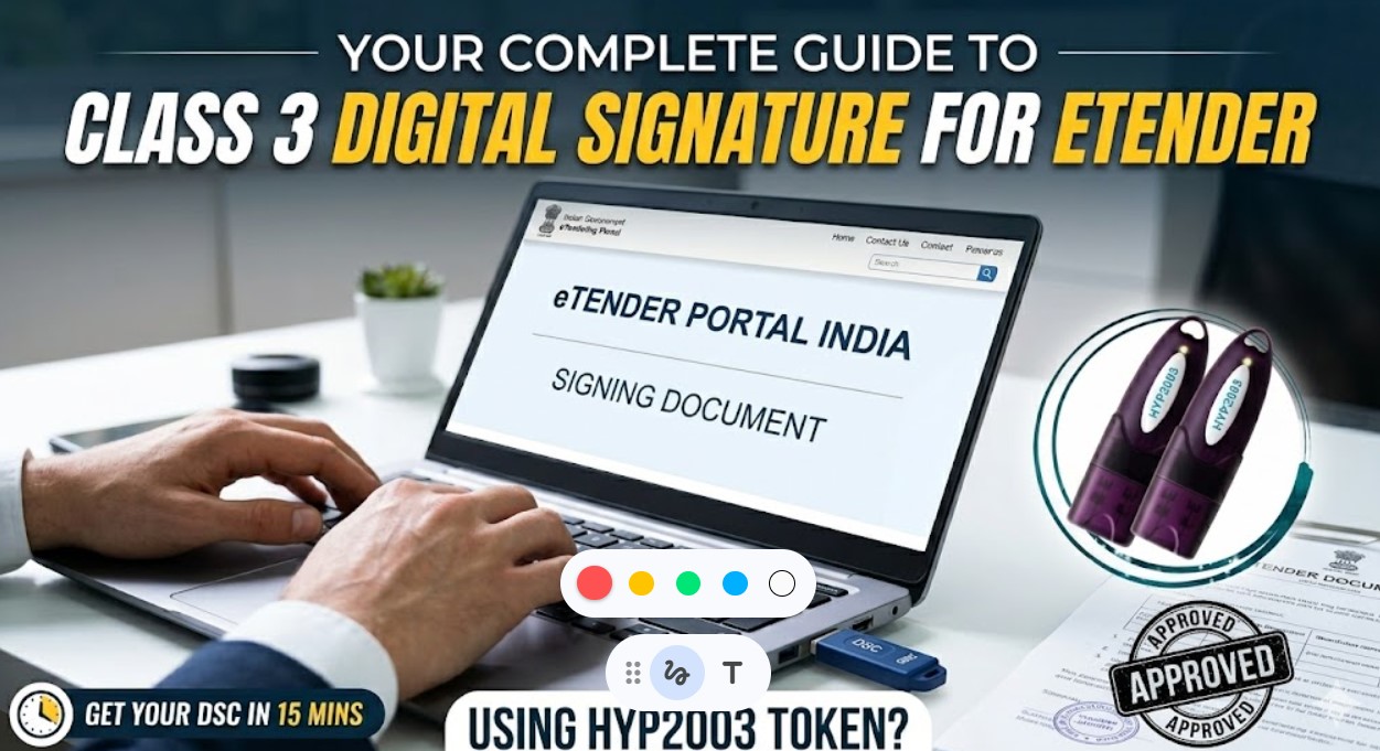 Digital Signature Certificate for eTender