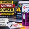 Digital Signature Not Showing in Browser – Complete Solution Guide