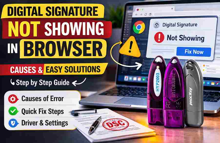 Digital Signature Not Showing in Browser – Complete Solution Guide