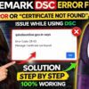 TradeMark DSC Error Fixed