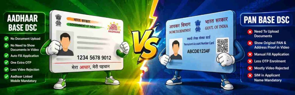 Aadhaar-Based vs PAN-Based Digital Signature 
