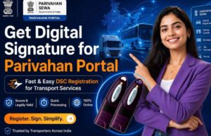 Digital Signature for Parivahan Portal
