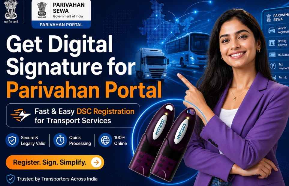 Digital Signature for Parivahan Portal