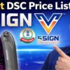 VSign DSC Price List 2026 (With GST) – Latest Updated Rates with Full Support