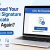 Can You Download Your DSC Again