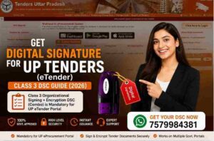 Get Digital Signature for UP Tenders (eTender) – Class 3 DSC Guide (2026)