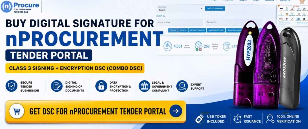 Buy Digital Signature for nProcurement Tender Portal – Complete Guide 2026