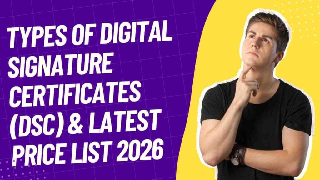 Digital Signature Certificate Price 2026