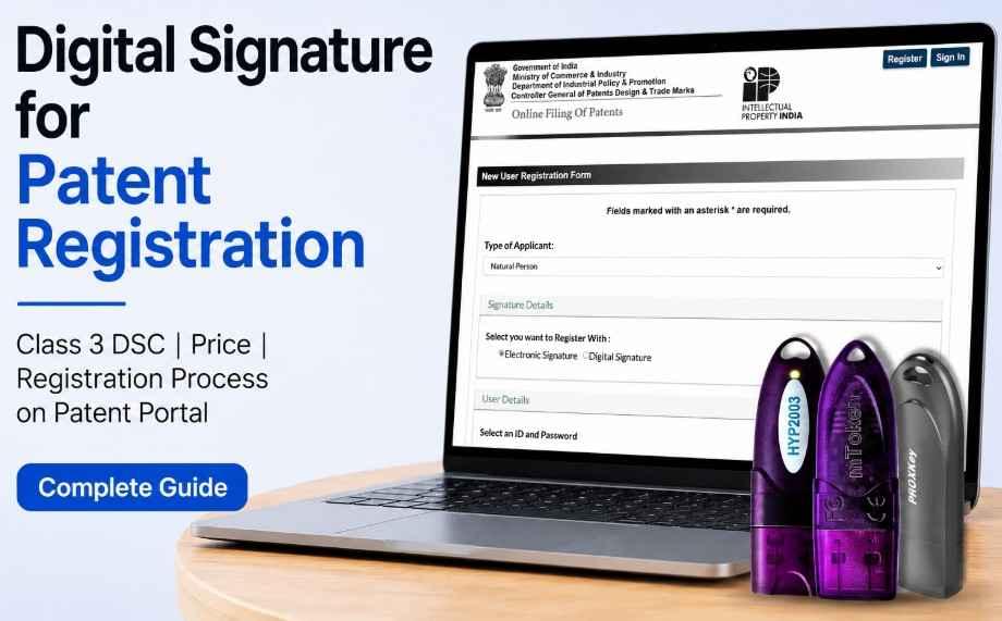 Get Digital Signature for Patent Registration in India – Complete Guide (2026)