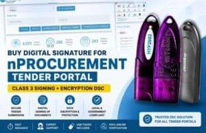 Digital Signature for nProcurement Tender Portal