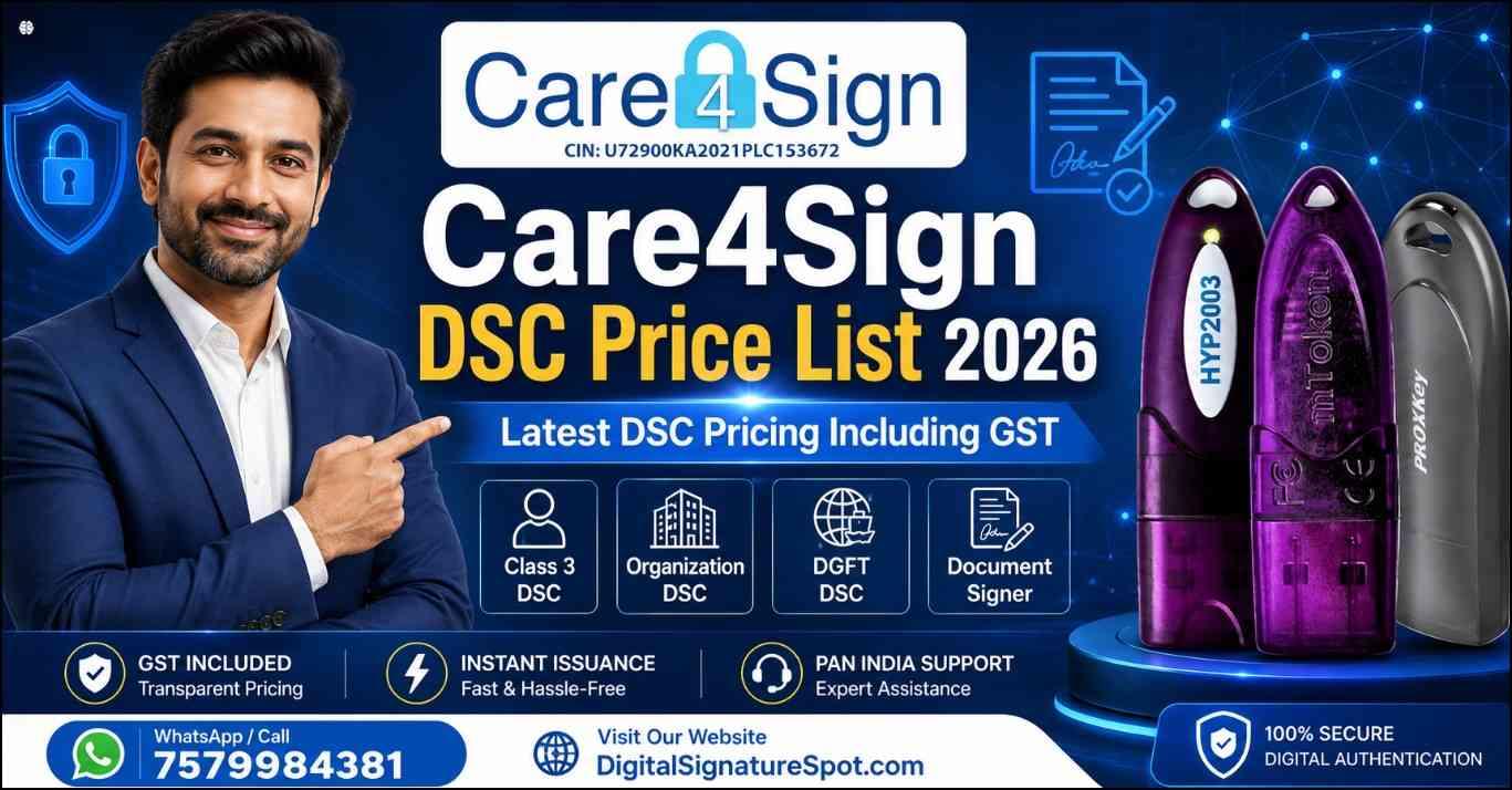 Care4Sign DSC Price List